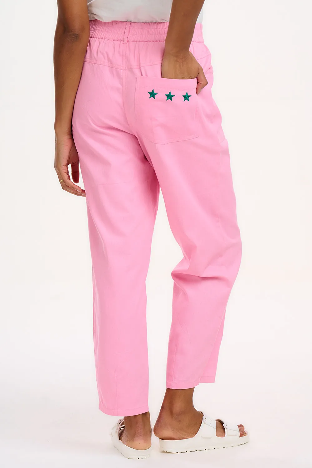 Rowan Trousers - Pink. Triple Star
