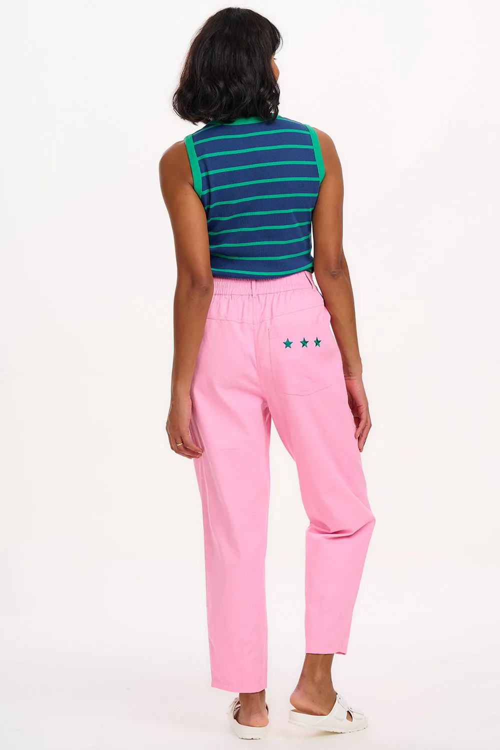 Rowan Trousers - Pink. Triple Star