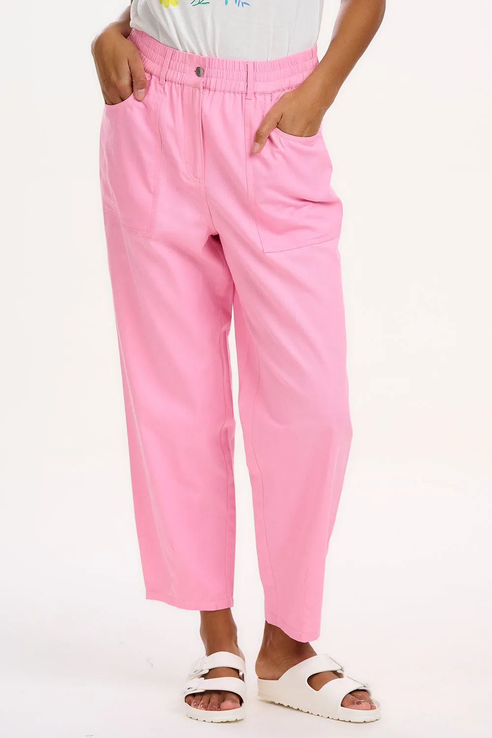 Rowan Trousers - Pink. Triple Star