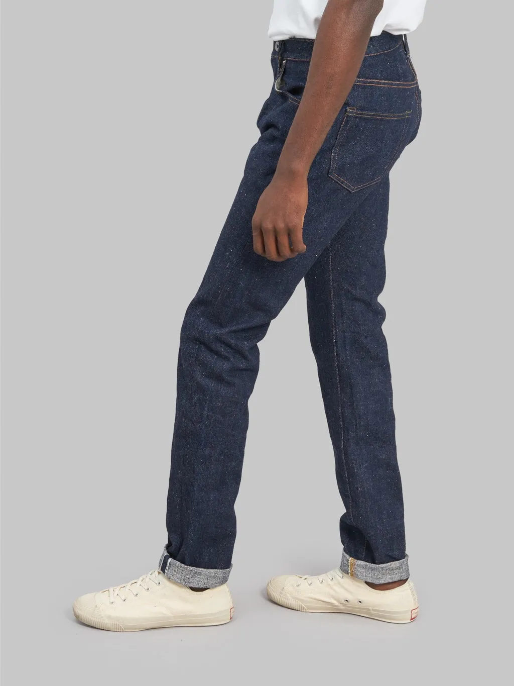 Samurai Jeans S211AX Ai-Benkei 18oz Natural Indigo Relaxed Tapered Jeans