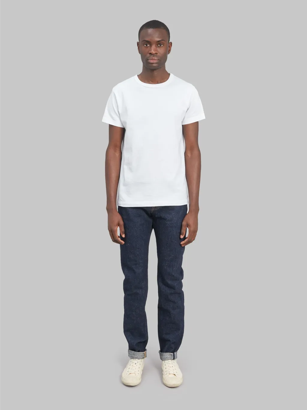 Samurai Jeans S211AX Ai-Benkei 18oz Natural Indigo Relaxed Tapered Jeans