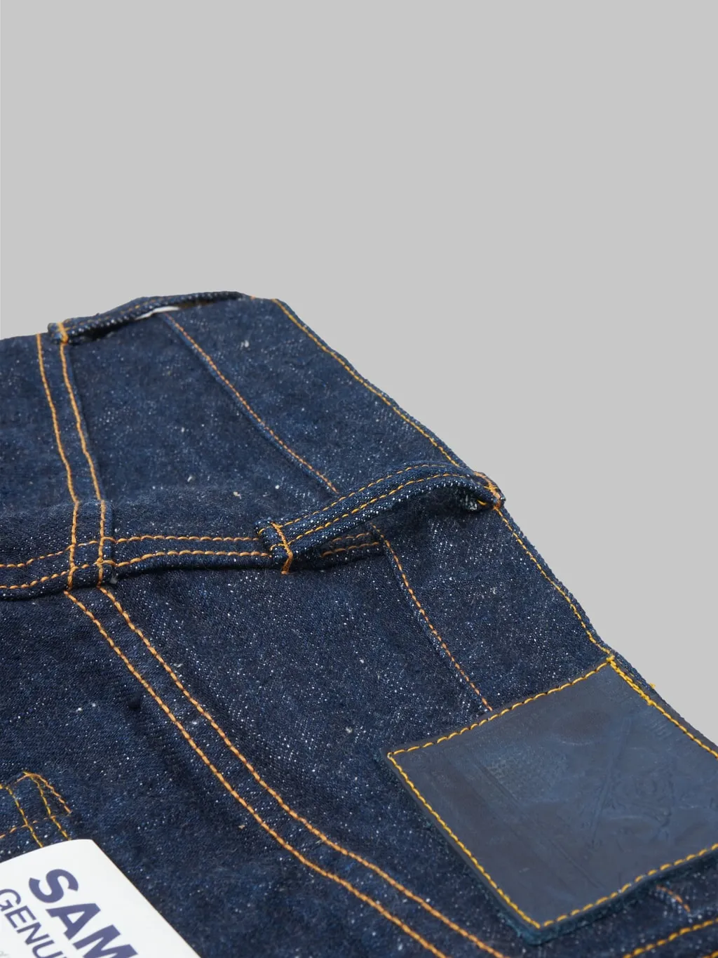 Samurai Jeans S211AX Ai-Benkei 18oz Natural Indigo Relaxed Tapered Jeans