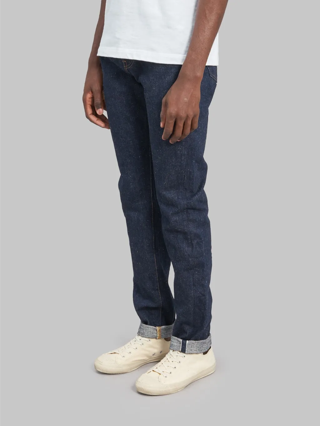 Samurai Jeans S211AX Ai-Benkei 18oz Natural Indigo Relaxed Tapered Jeans