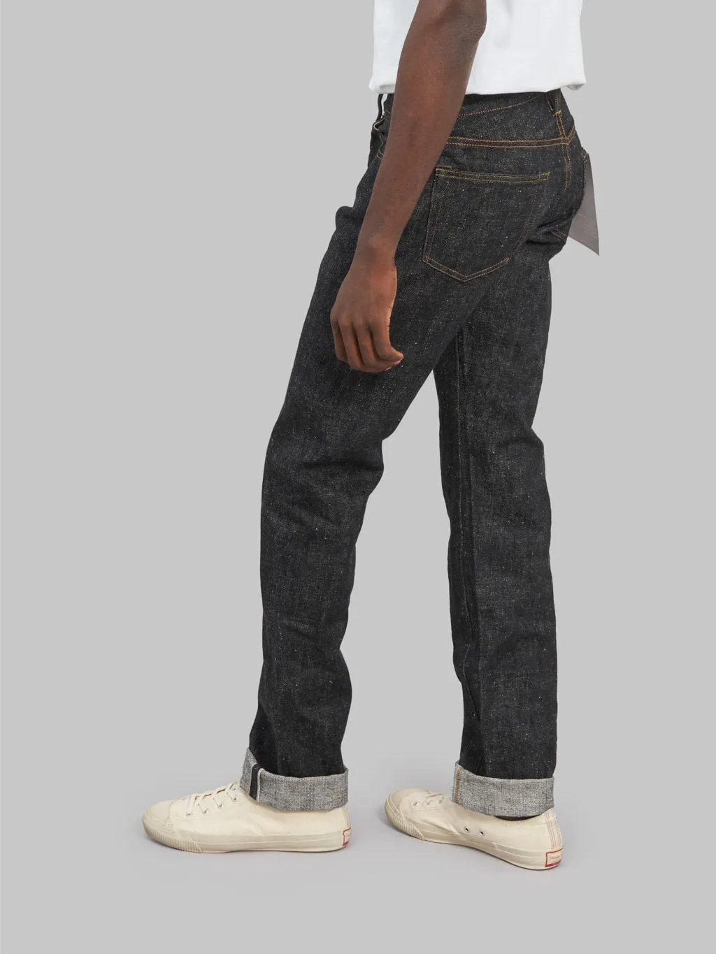 Samurai Jeans S710XX-BK 17oz Sulfide Black Denim Slim Straight Jeans