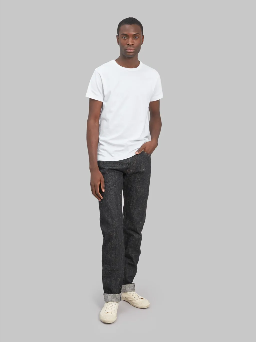 Samurai Jeans S710XX-BK 17oz Sulfide Black Denim Slim Straight Jeans
