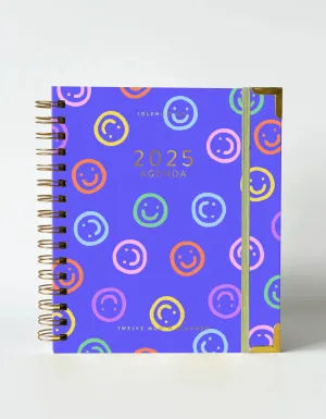 Smileys 2025 Spiral-Bound Planner