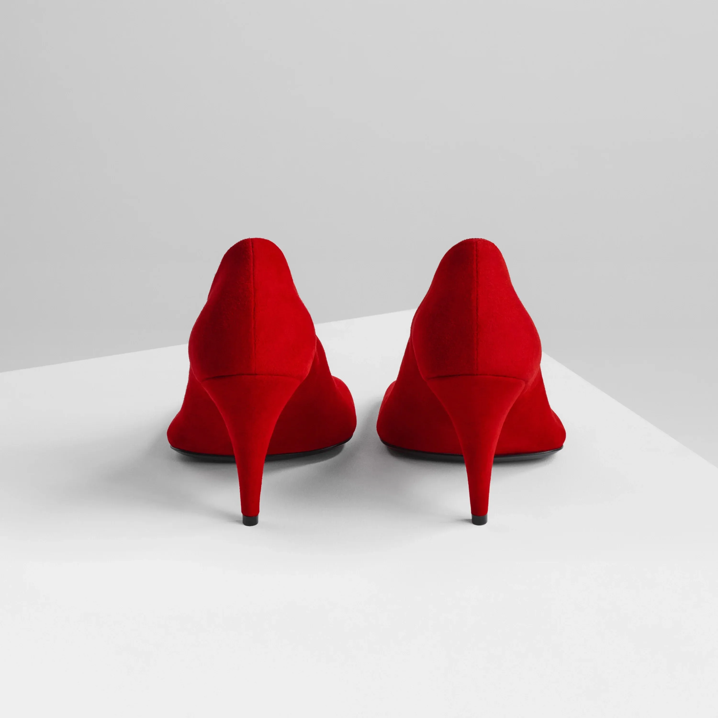 SOFT PUMP 90 | fluoro red leather