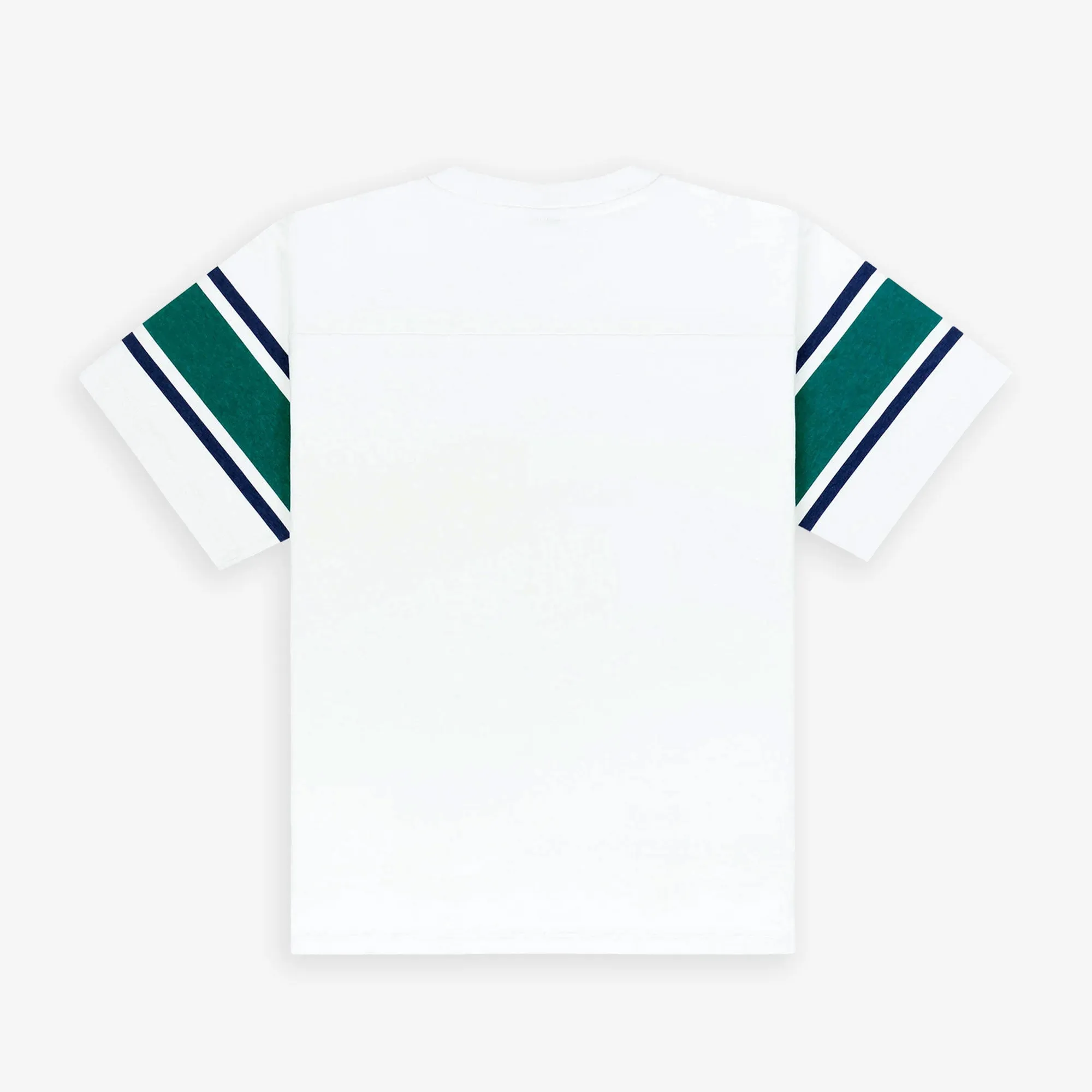 SPORTY & RICH | WELLNESS 94 RUGBY TEE { WHITE/ALPINE/NAVY