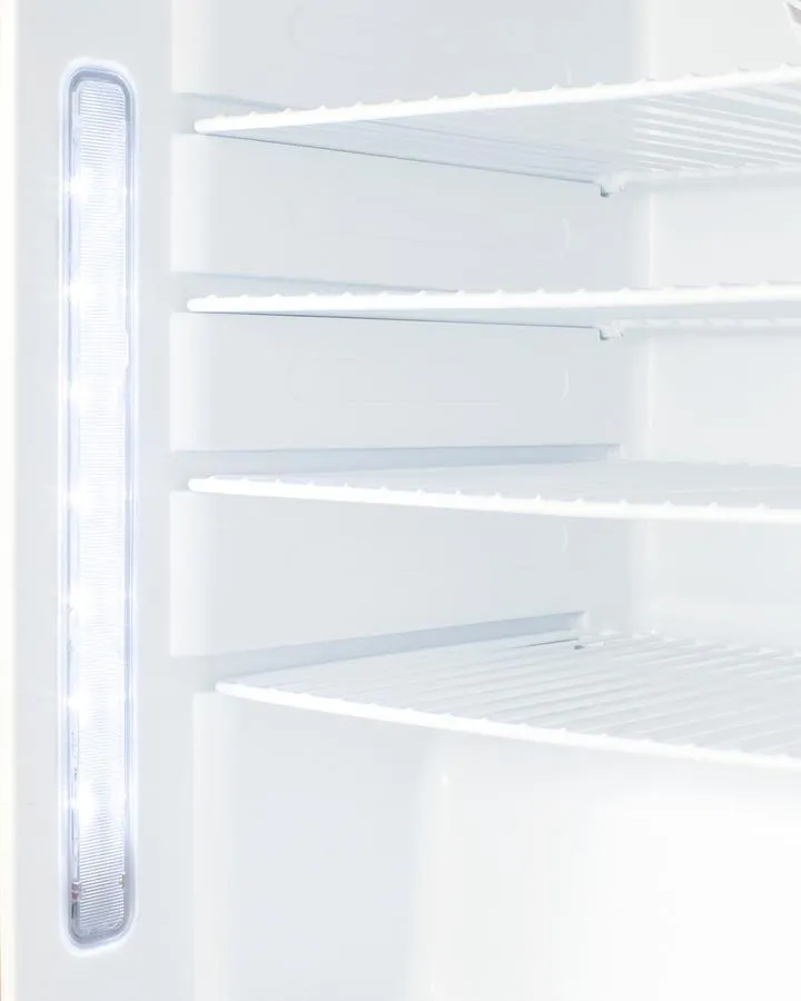 Summit ADA404REFSSHV 20" Wide Built-In Healthcare All-Refrigerator, Ada Compliant