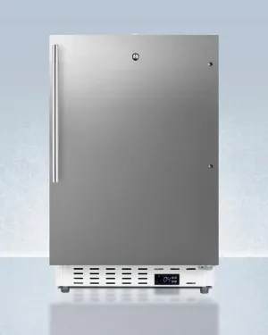 Summit ADA404REFSSHV 20" Wide Built-In Healthcare All-Refrigerator, Ada Compliant