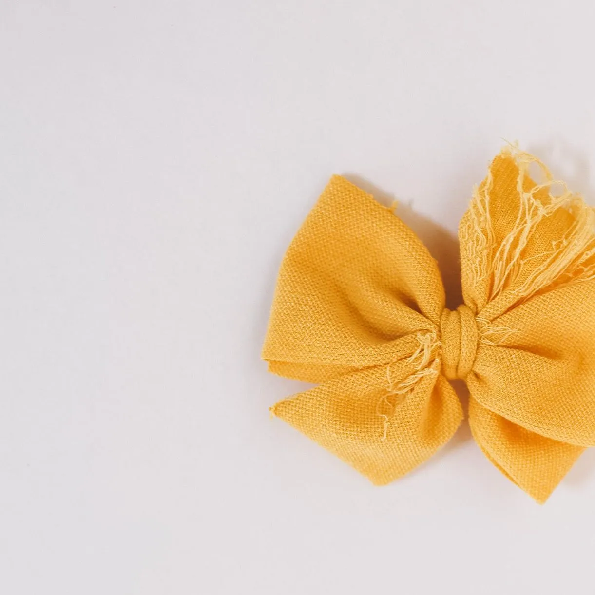 Sunflower Distressed Messy Bow