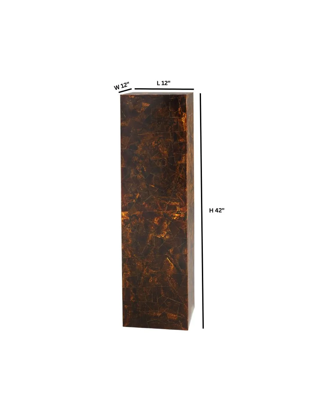 TAURUS BROWN PEDESTAL LARGE