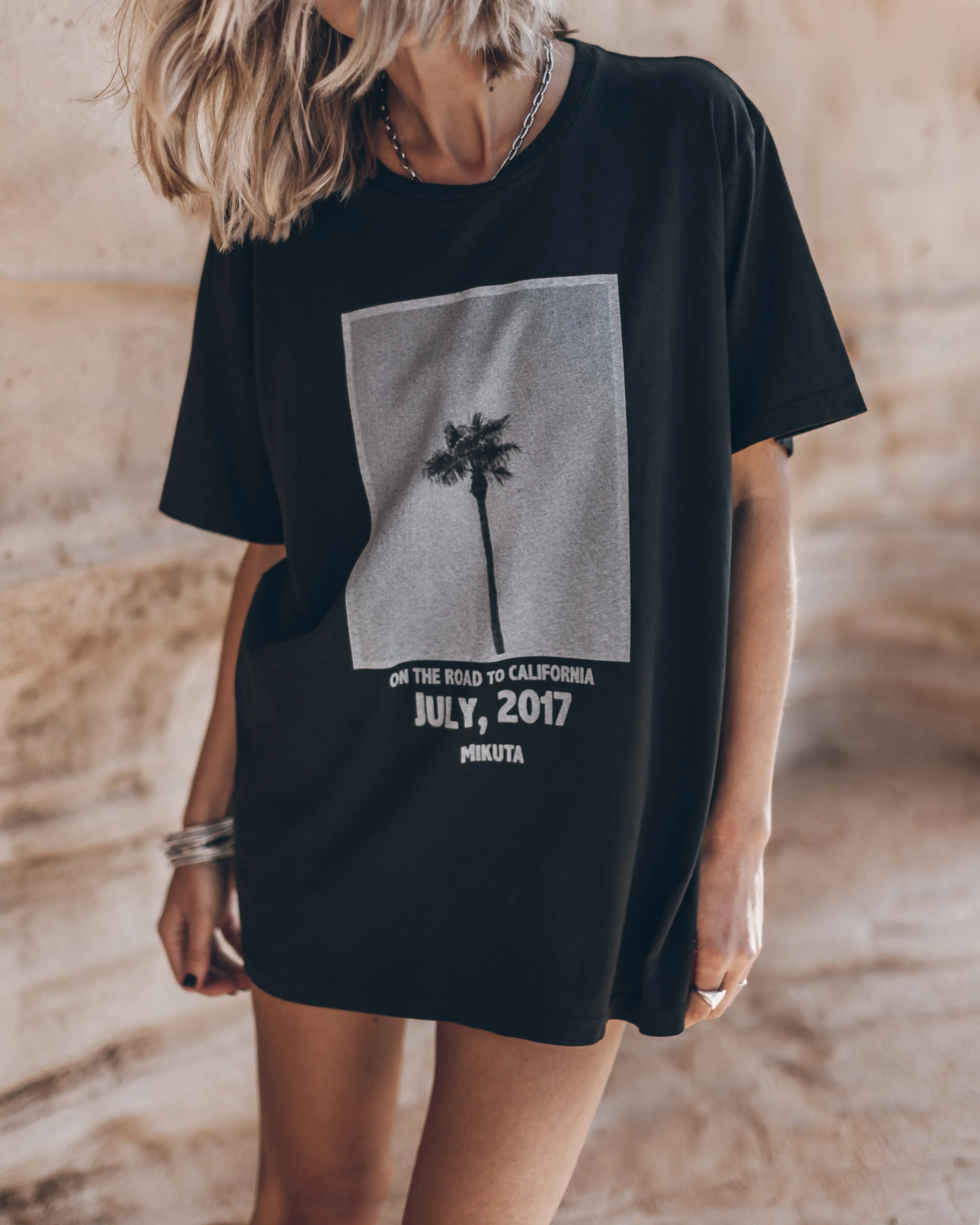 The Dark Palm Tree Relaxed T-Shirt