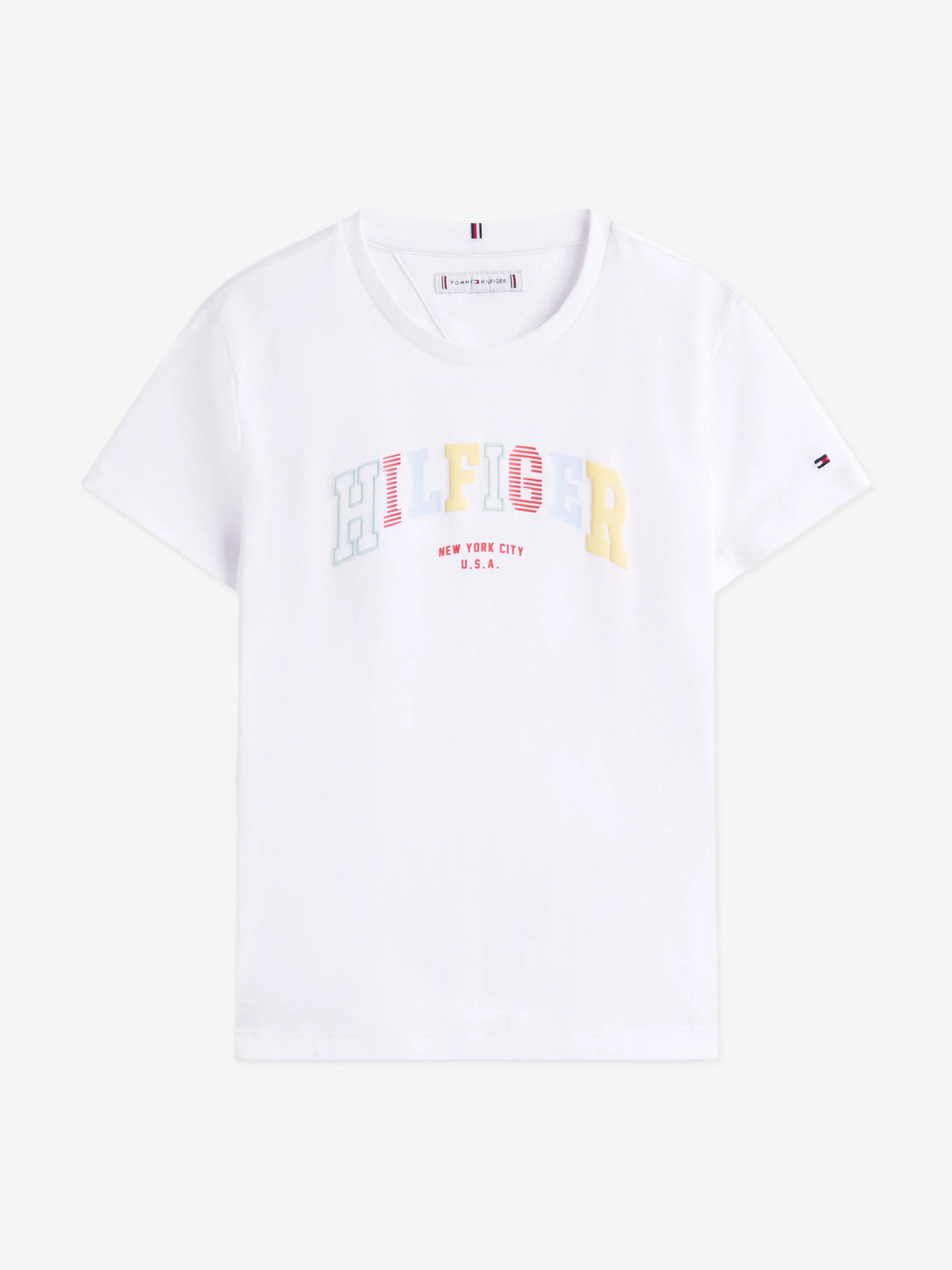 Tommy Hilfiger Girls Varsity T-Shirt in White