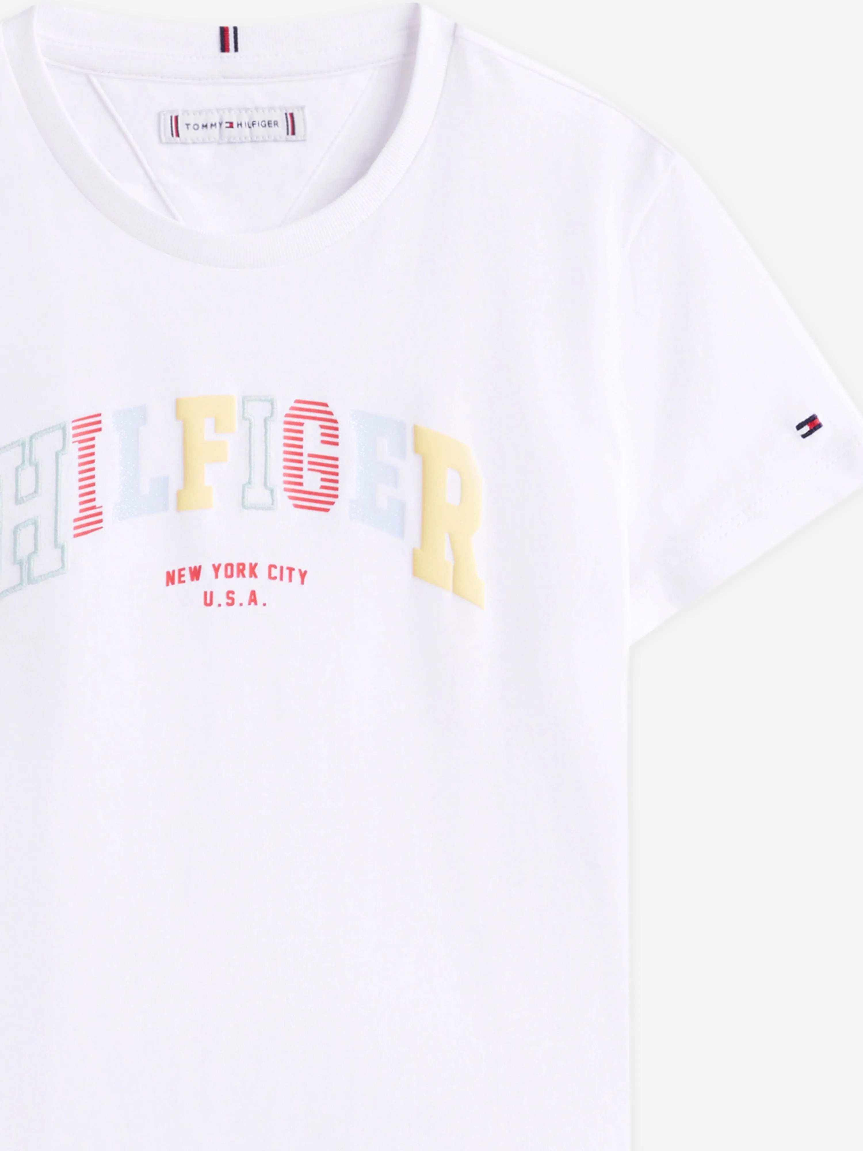Tommy Hilfiger Girls Varsity T-Shirt in White