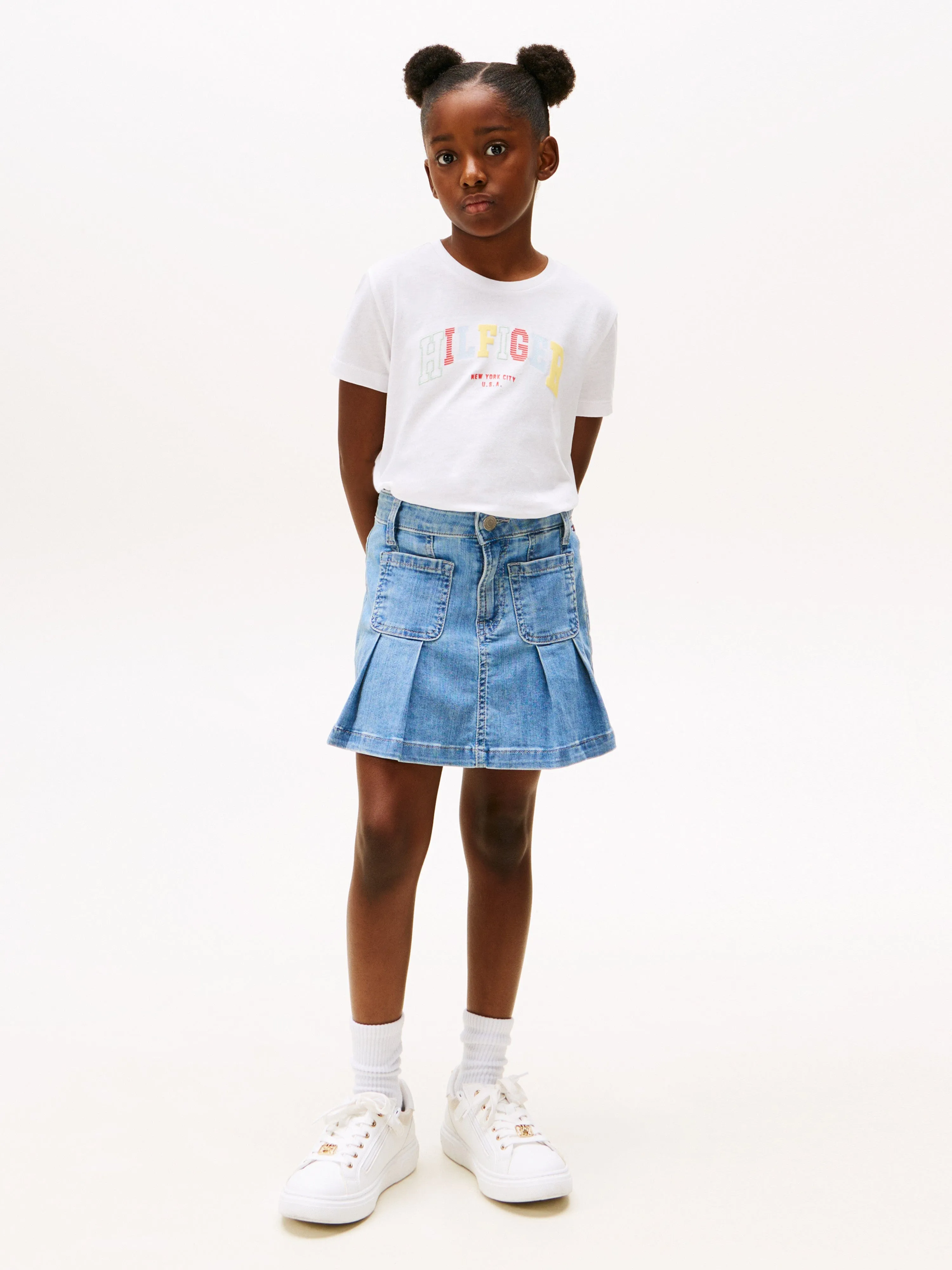 Tommy Hilfiger Girls Varsity T-Shirt in White
