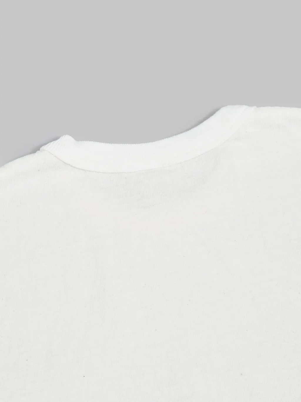 UES No.8 Slub Nep Long Sleeve T-Shirt White