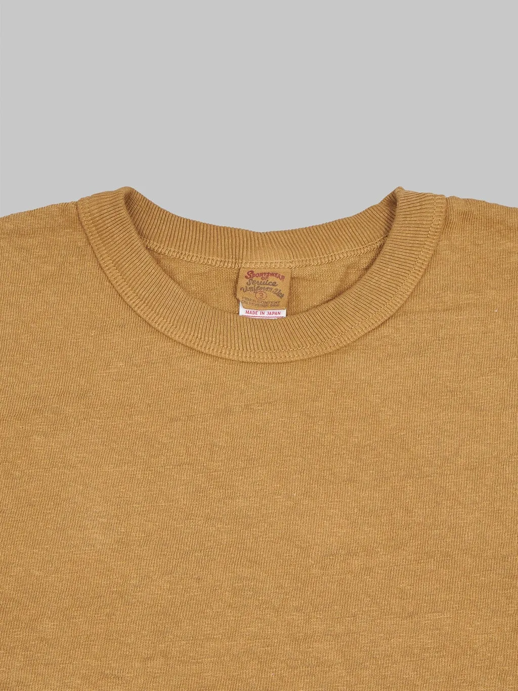 UES No.8 Slub Nep Long Sleeve T-Shirt Yellow