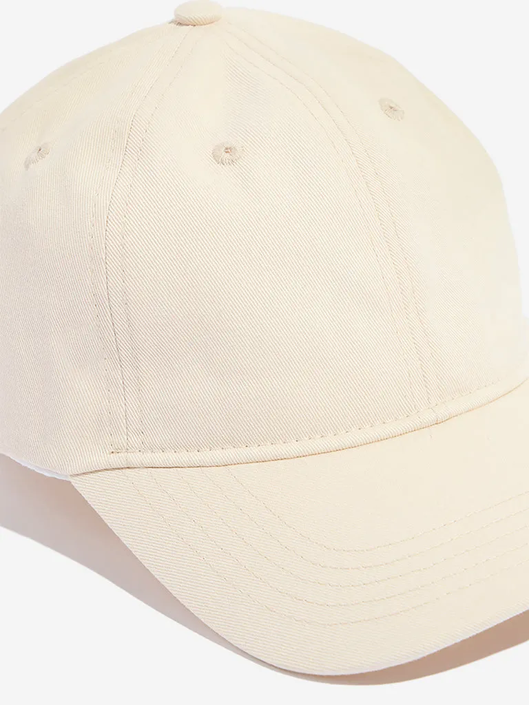 Westside Accessories Beige Solid Cap