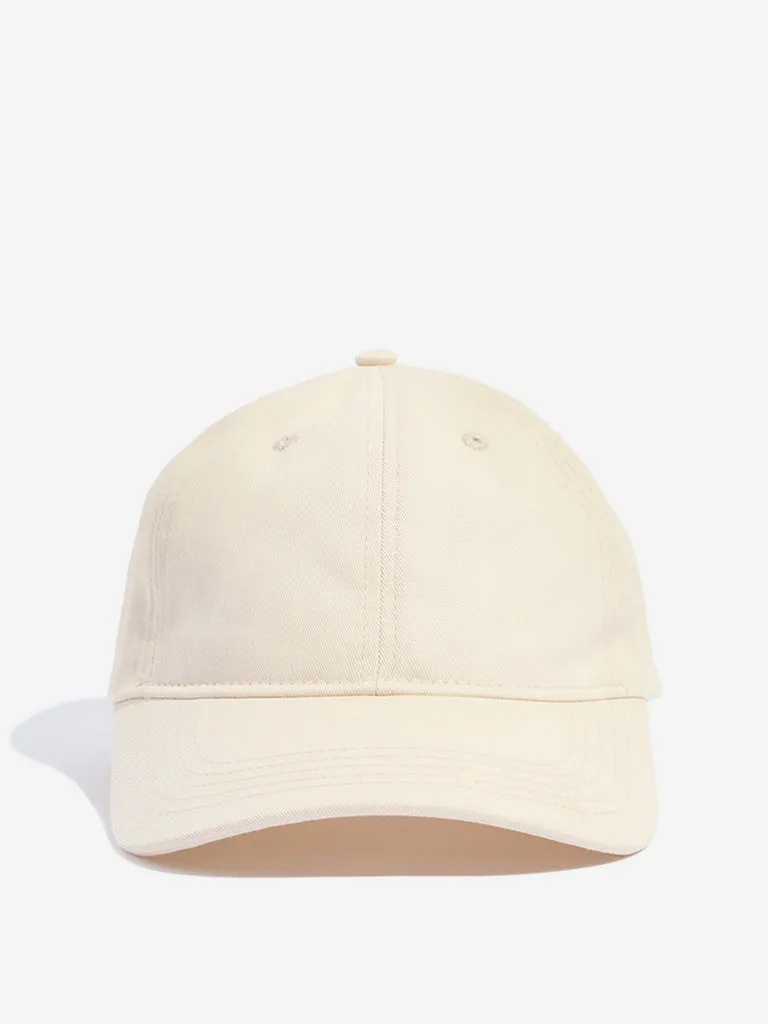 Westside Accessories Beige Solid Cap
