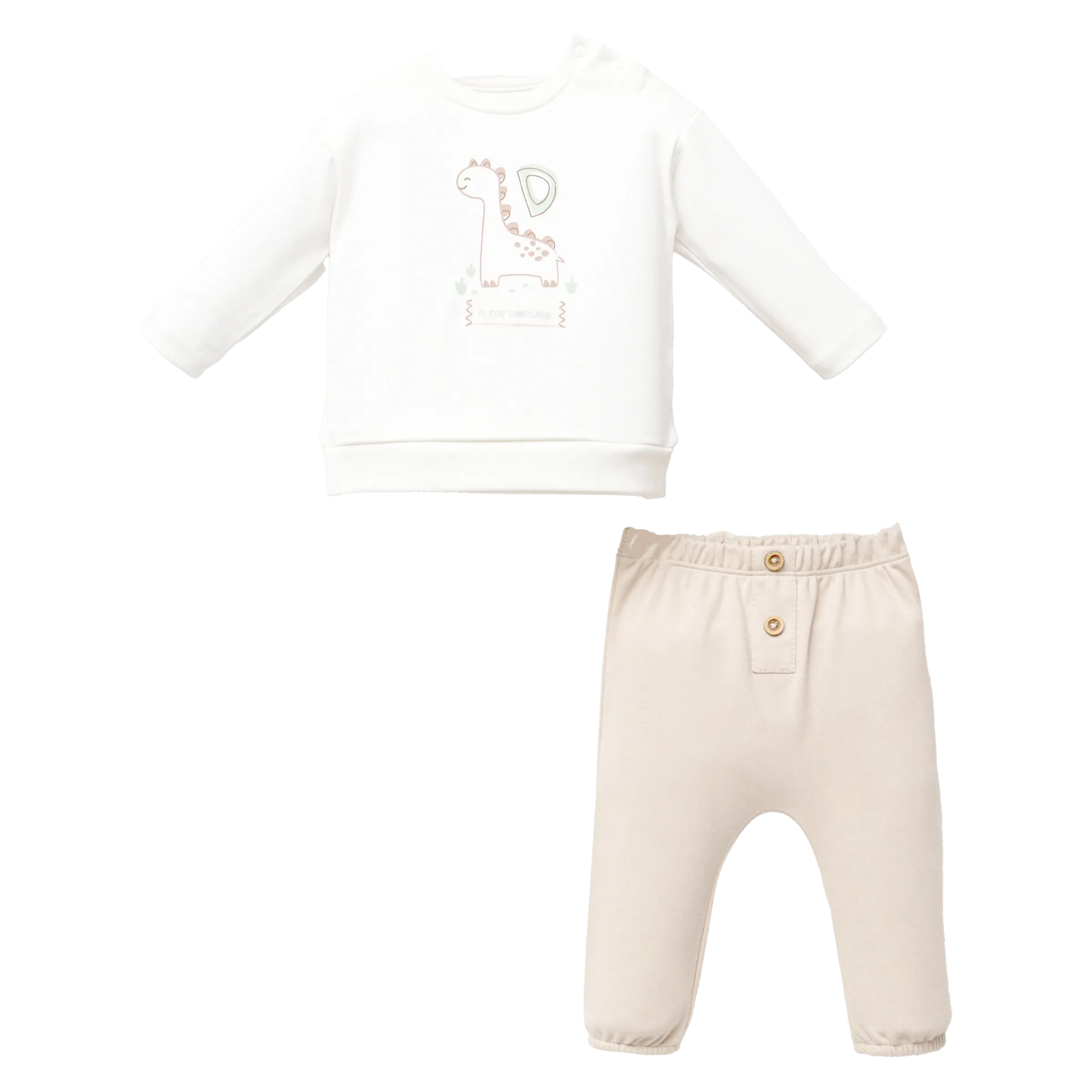 White Dinosaur Graphic Outfit
