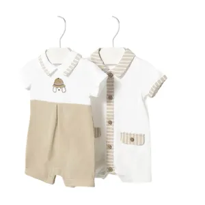 White Frappe 2 Piece Pyjama Set