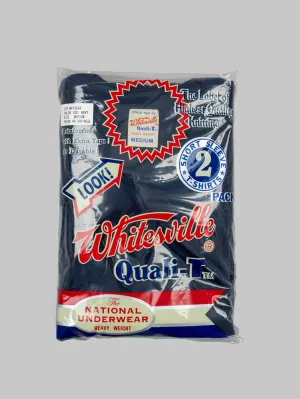 Whitesville Tubular T-Shirt Navy (2 Pack)