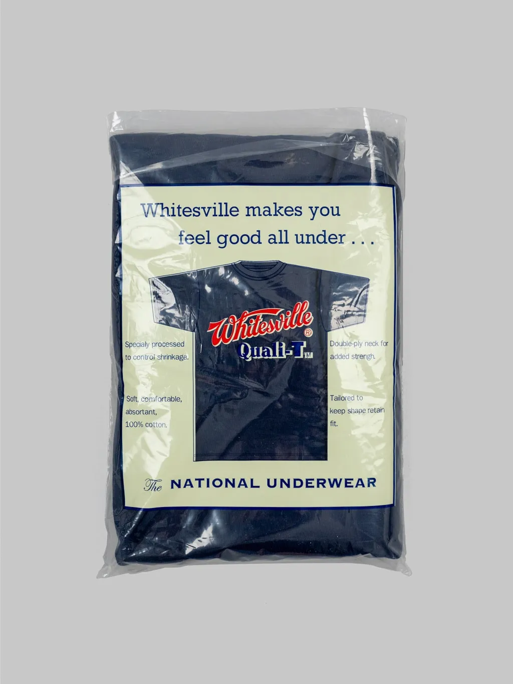 Whitesville Tubular T-Shirt Navy (2 Pack)