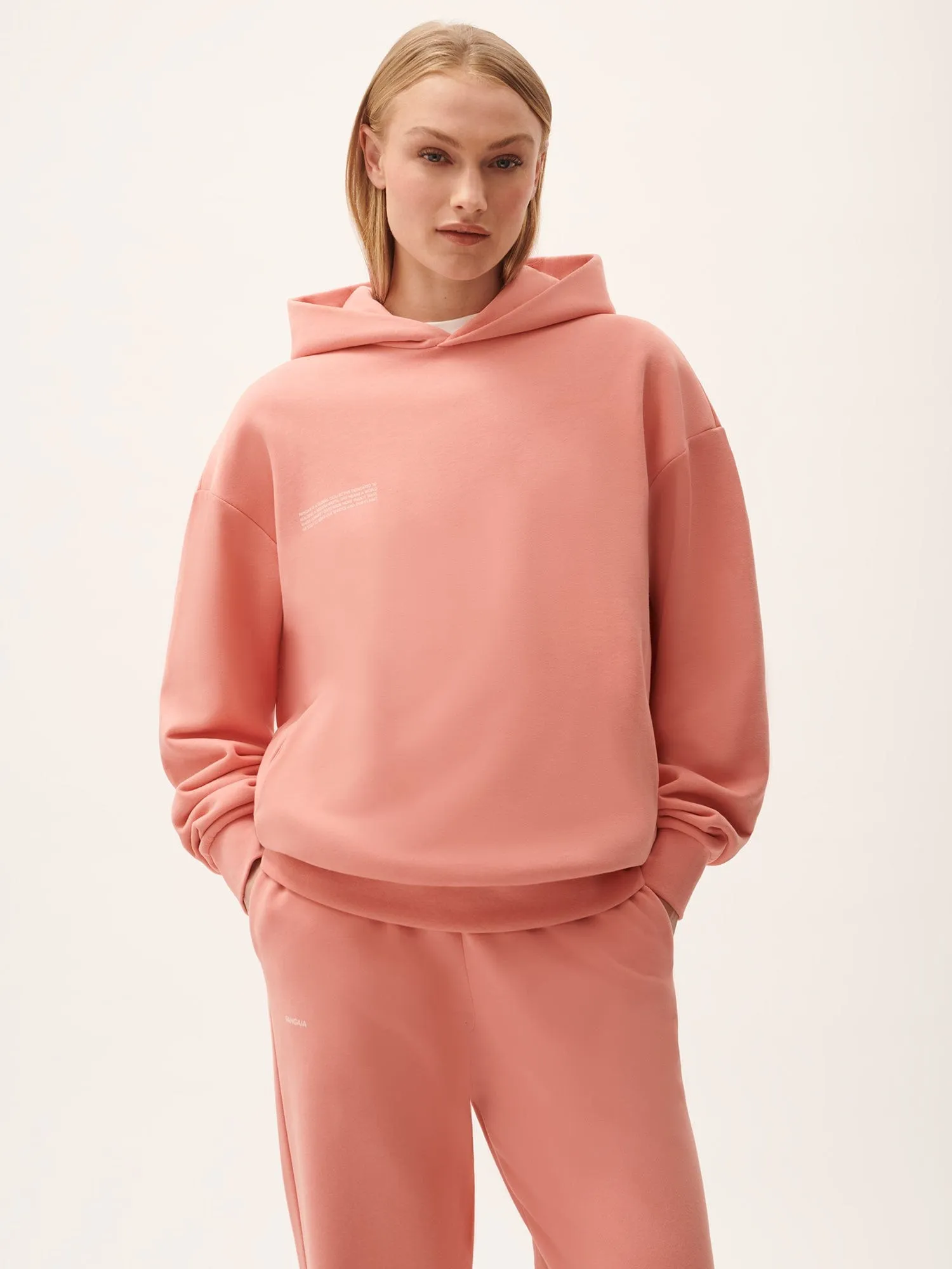 Womens 365 Midweight Hoodie—Dewy Rose