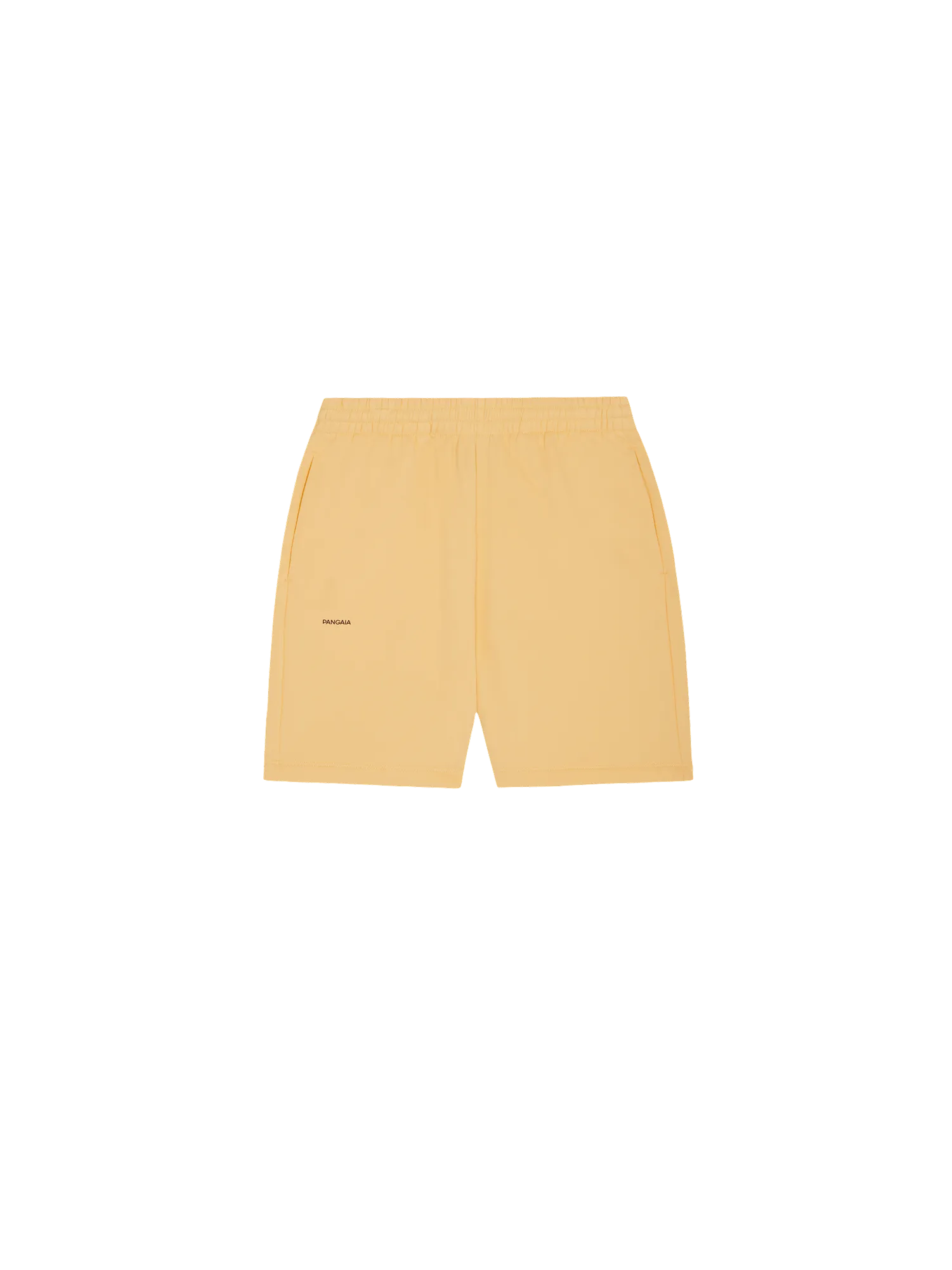 Womens 365 Midweight Mid Length Shorts—Seashell Yellow