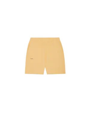 Womens 365 Midweight Mid Length Shorts—Seashell Yellow