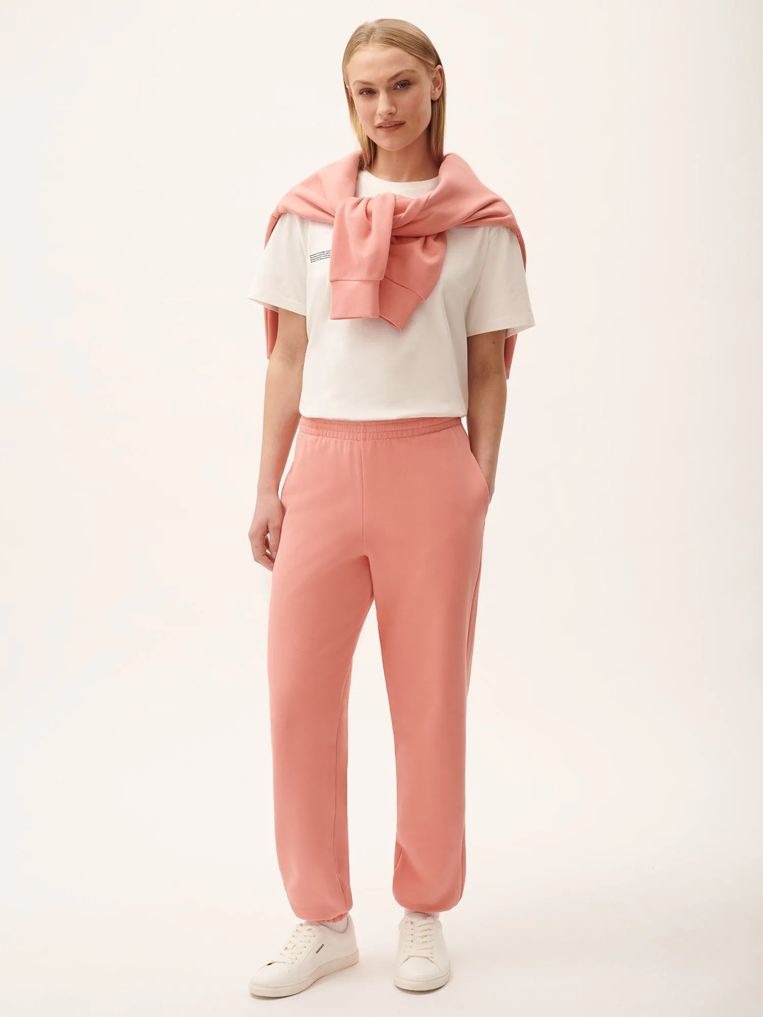 Womens 365 Midweight Track Pants—Dewy Rose