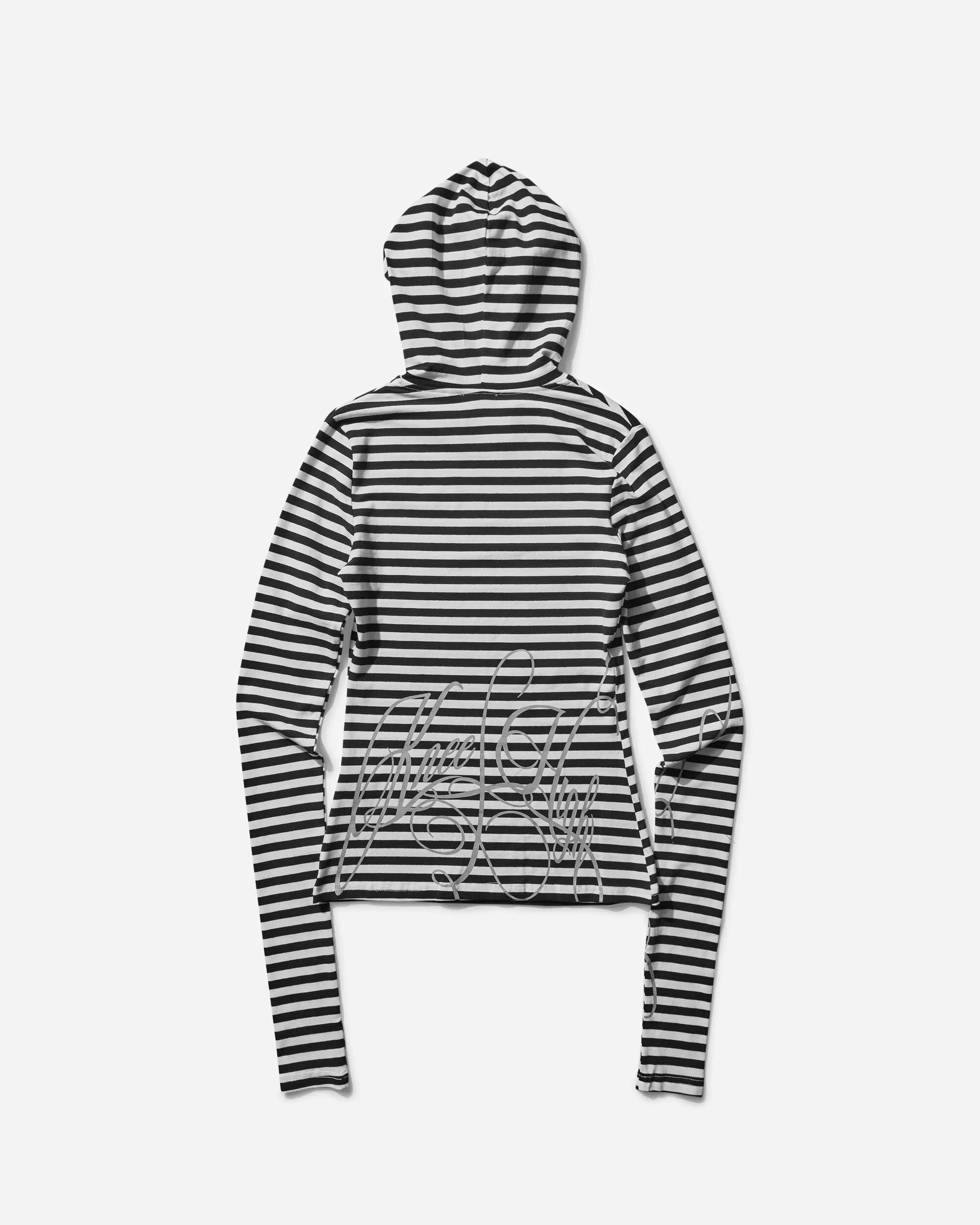 Women's Striped Bella Top Black / White