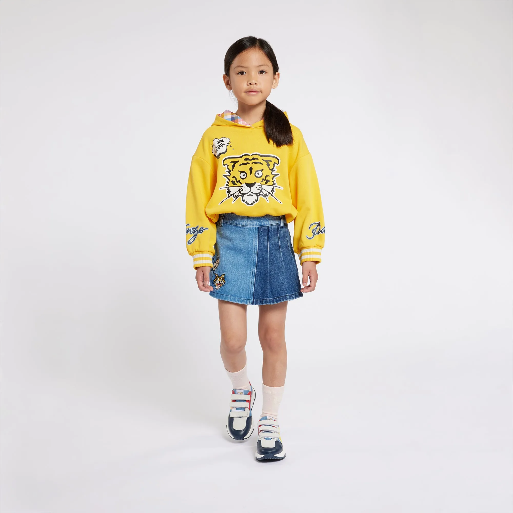 Yellow Hooded Sweatshirt