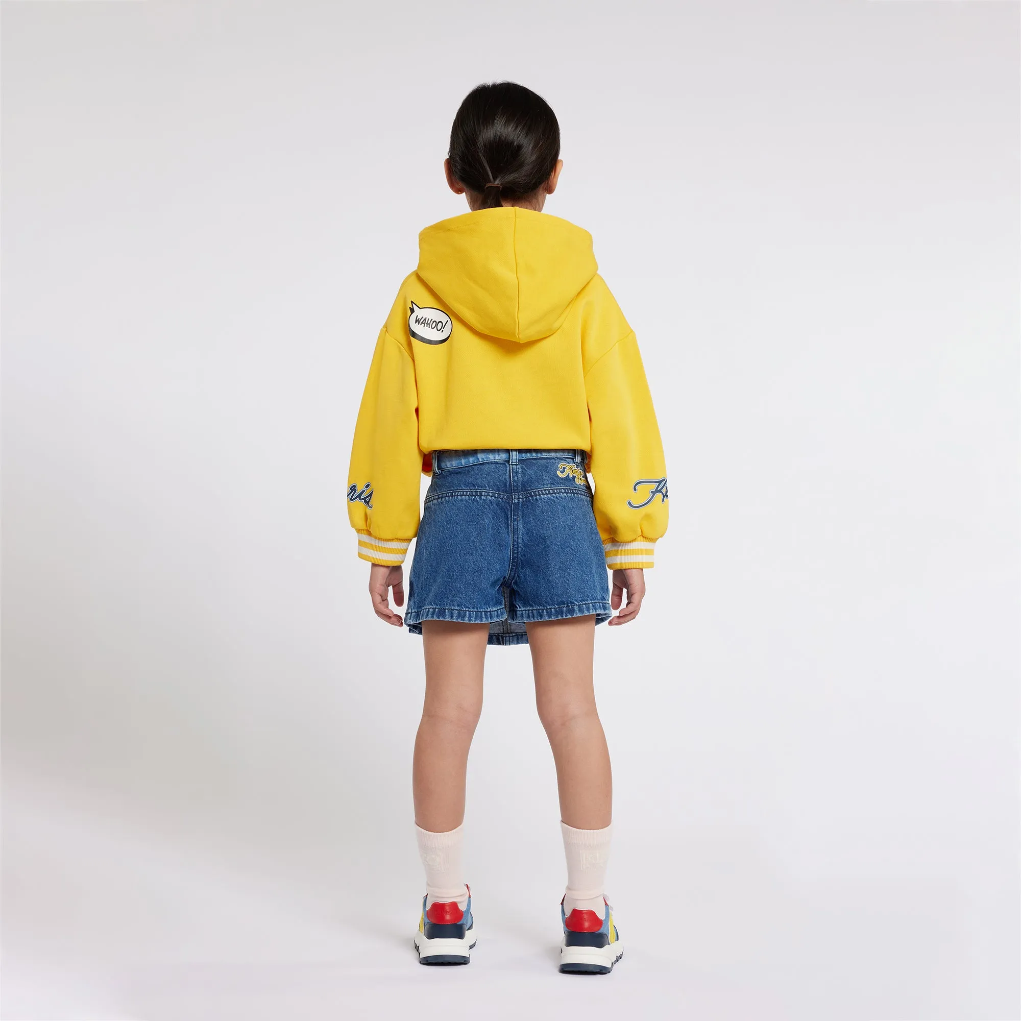 Yellow Hooded Sweatshirt